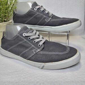 JOHNNY O'S SANTA CRUZ GRAY CANVAS LOAFER GOLF BEACH FISHING DECK SHOES MENS 9